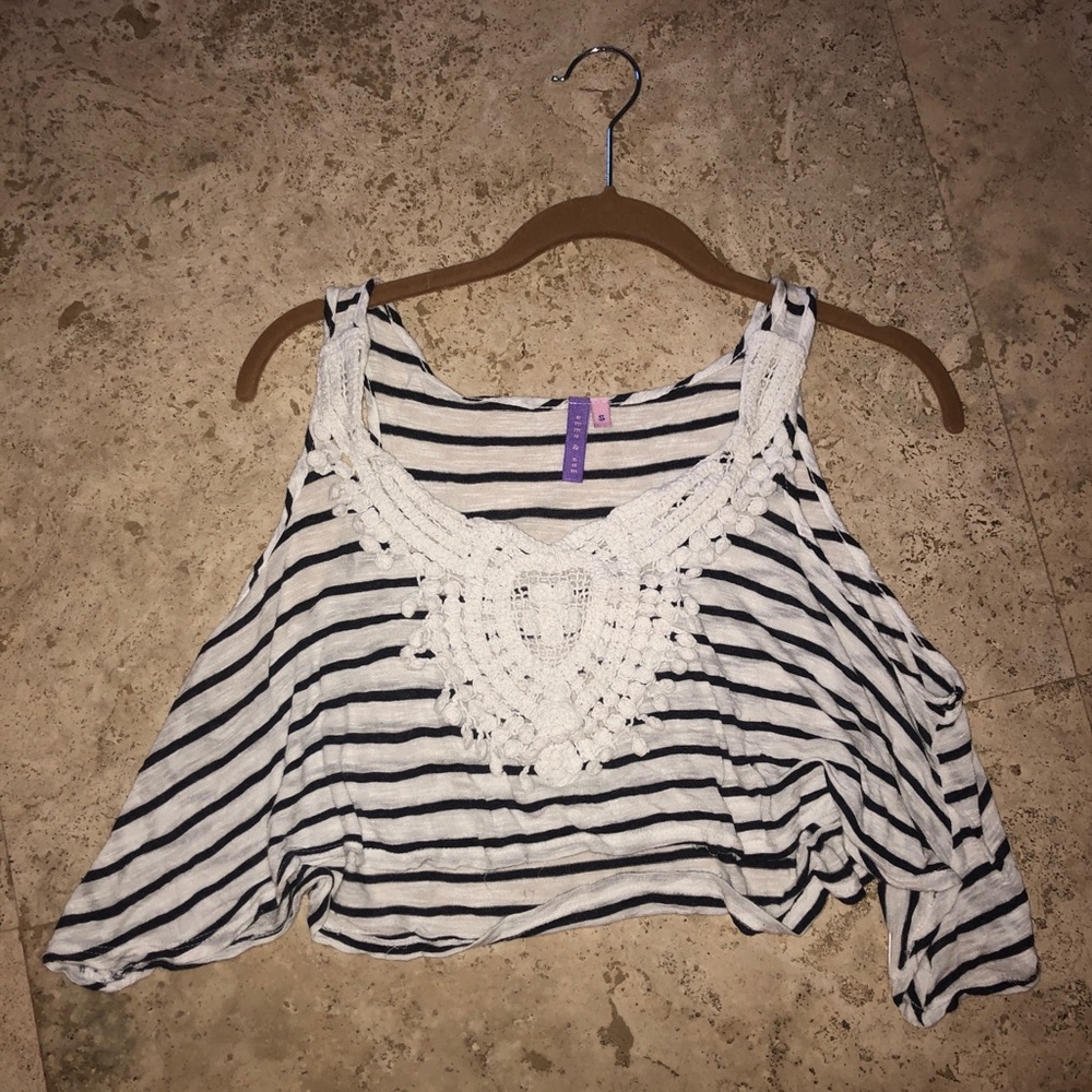 Stripped crop top (LF)